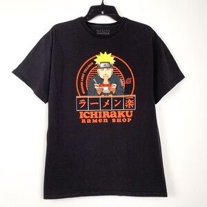 Naruto Shippuden t-shirt black with Ichiraku Ramen Shop graphic men’s large